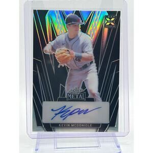2024 Leaf Metal Kevin McGonigle Rookie Prismatic Black Auto 5/5 SP Tigers RC